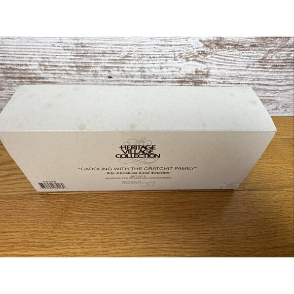 Dept 56 Caroling with Cratchit Family 58396 Heritage Village  Christmas Carol - Picture 13 of 13